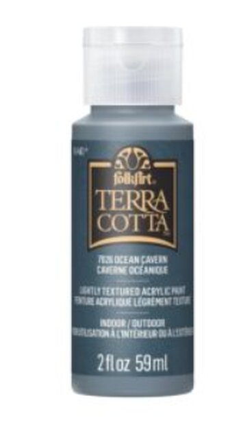 FolkArt Terra Cotta Acrylic Paint - 58 ml Folkart terr: OCEAN CAVERN TERRA COTTA