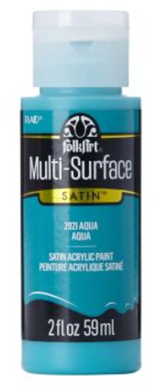 FolkArt Multi-Surface Acrylic Paint - 59 ml různé barvy Multi surface: AQUA