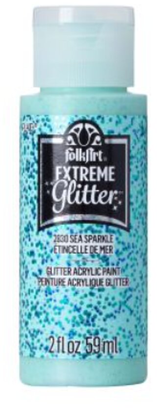 FolkArt Extreme Glitter 58 ml Barva: SEA SPARKLE
