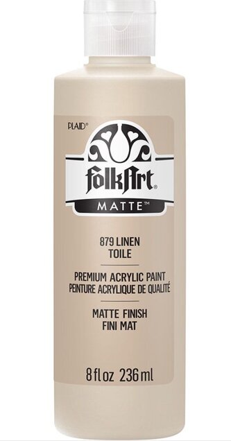 FolkArt Acrylic Paint - Akrylová barva s matným povrchem 236 ml Acrylic: LINEN