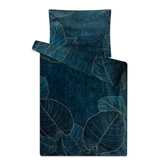 Svitap Povlečení mikroflanel Listy 140x200, 70x90 cm