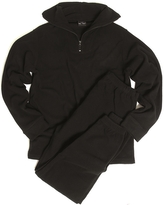 Komplet Thermofleece s límečkem - černý, XL