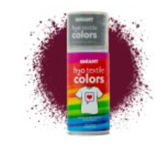 Ghiant - H2O barva ve spreji na textil - 150 ml - karmínově červená
