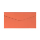 Ozdobné obálky hladké - DL, 120 g, korálové, 10 ks
