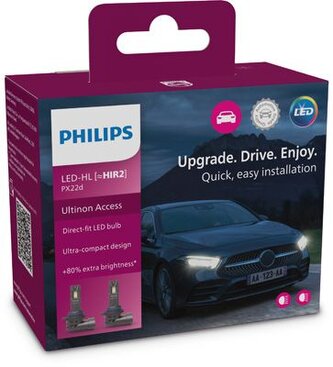 Philips autožárovka  LED HIR2 11012 12V U2500 CX, 2ks v balení