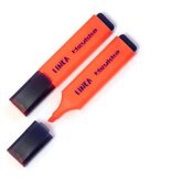 Zvýrazňovač Heykka Linea - červený, 10 ks