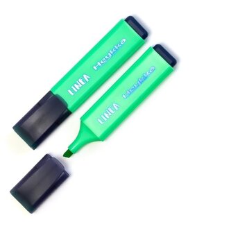 Zvýrazňovač Heykka Linea - světle zelený, 10 ks