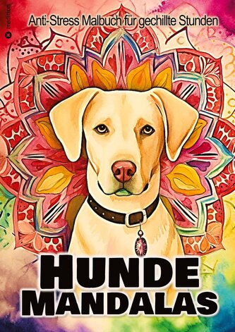 Hunde Mandalas Malbuch für Erwachsene Jugendliche Frauen Männer