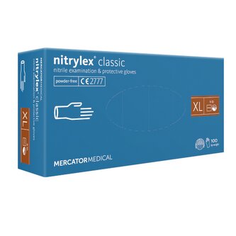 Mercator Medical Nitrylex Classic modré 100 ks