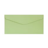 Ozdobné obálky hladké - DL, 130 g, sv.zelené, 10ks