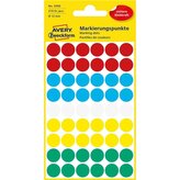 Kul.etik.Avery Zweckform-mix bar.,prům.12mm,270ks