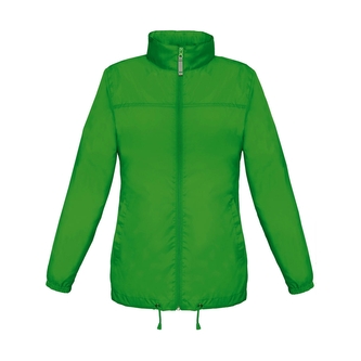 Dámská větrovka B&C Sirocco Women - zelená, XS