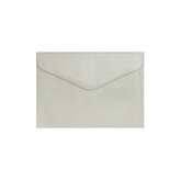 Ozdobné obálky Pearl - C6, 150 g,  stříbrné, 10 ks