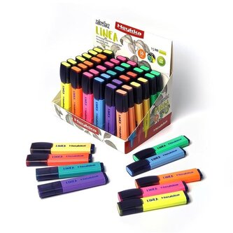 Zvýrazňovač Heykka Linea - mix barev, 36 ks