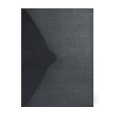 Ozdobné obálky - C4, bez lepení, černé, 5 ks