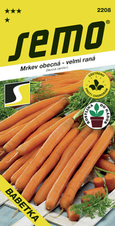 Mrkev karotka - Babetka 1g velmi raná - "baby" karotka - série DO NÁDOB