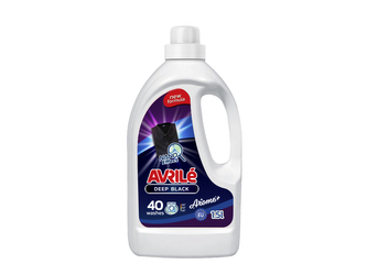 Avrilé Deep Black prací gel na černé prádlo, 40 praní 1,5 l