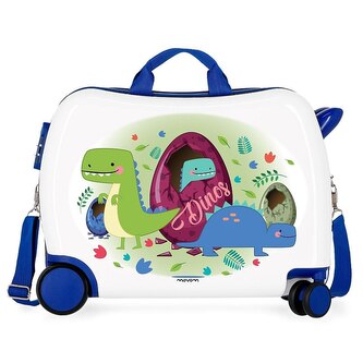 JOUMMABAGS Dětský kufřík na kolečkách MOVOM Dino MAXI   ABS plast, 50x38x20 cm, objem 34 l