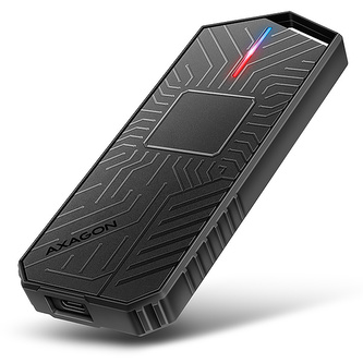 AXAGON EEM2-GAM, USB-C 10Gbps - NVMe & SATA SSD GAME M.2 box, bezšroubkový AXAGON EEM2-GAM, USB-C 10Gbps - NVMe & SATA SSD GAME M.2 box, bezšroubkový