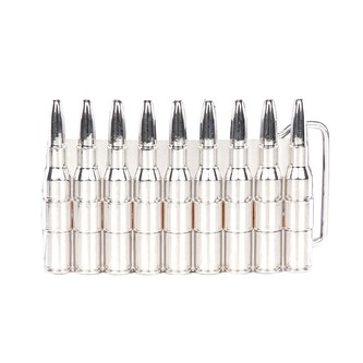 Spona na opasek Fostex 9 Bullets - stříbrná