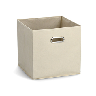 ZELLER Úložný box vliesový béžový 28x28x28cm