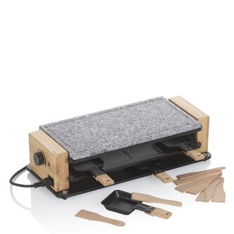 KELA Raclette/Stone Bedretto Granite black 8 osob 49,0x20,5x12,5cm KL-16626 KELA Raclette/Stone Bedretto Granite black 8 osob 49,0x20,5x12,5cm KL-16626