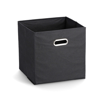 ZELLER Úložný box vliesový černý 32x32x32cm