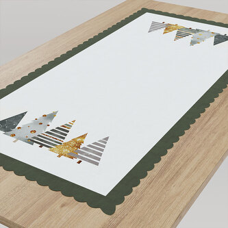 Vánoční ubrus - běhoun na stůl  PASTELO 50x100 cm Mybesthome