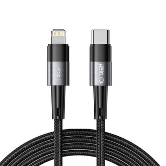 Kabel Tech-Protect UltraBoost Lightning / USB-C PD 20W 3A 2m - szary