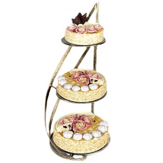 Kovový stojan na koláče a dorty - Nowell