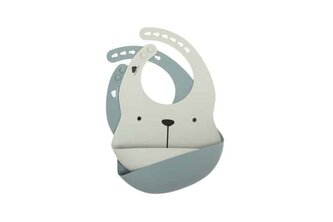 SILIKÓNOVÉ PODBRADNÍKY 2 KS MEDVEĎ LILI OCEAN/ ICEBERG