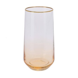 Sklenice Glassouri 470 ml jantarová/čirá