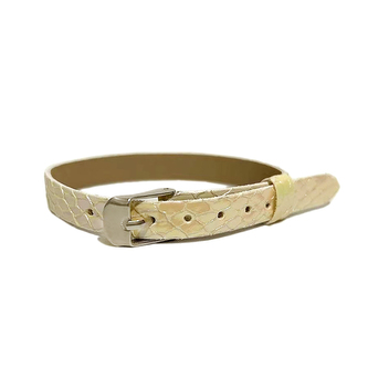 Zlatý náramok na prívesky LIZARD METALIC