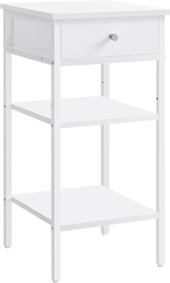 Noční stolek Vasagle Lucas bílý