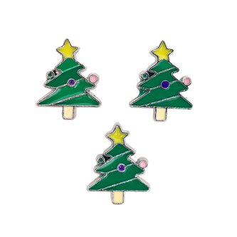 Vianočný stromček Prívesok na náramok 5 ks