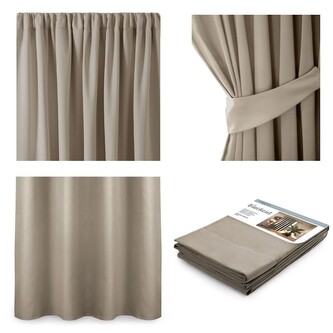 Závěs AmeliaHome Blackout 140x245 cm béžový, velikost 140x245