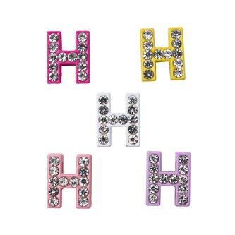 Písmeno H Prívesok na náramok 5 ks