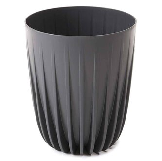 Květináč STRIPPED ECO V 30 cm antracitový