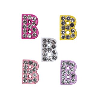 Písmeno B Prívesok na náramok 10 ks