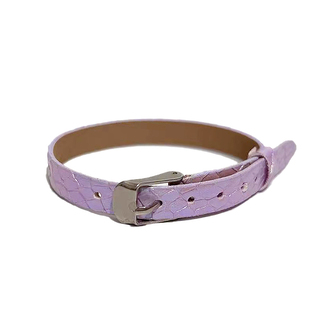 Bledofialový náramok na prívesky LIZARD METALIC