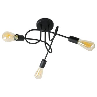 Stropní svítidlo PigTail Tripple černé