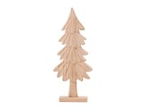 Dekorace dřevo 130x50x305mm stromek na postavení, přírodní