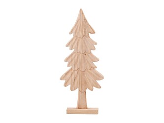Dekorace dřevo 130x50x305mm stromek na postavení, přírodní