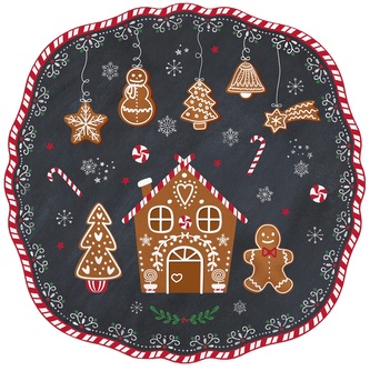 Porcelánový dezertní talíř Gingerbread