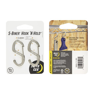 Háček Nite Ize S-Biner® Hook 'N Hold™ S-Hook Small