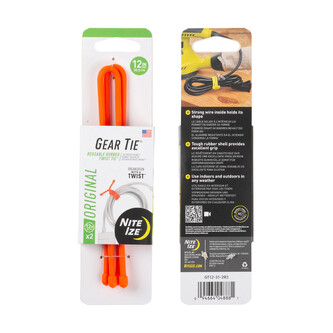 Vázací drát Nite Ize Gear Tie 12" 12" oranžová