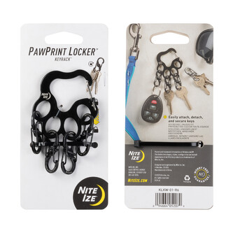 Klíčenka s karabinou Nite Ize PawPrint Locker