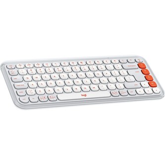 Logitech POP ICON KEYS (US) klávesnice bílá Logitech POP ICON KEYS (US) klávesnice bílá