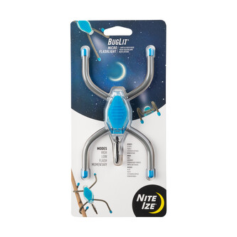 Mikro svítilna Nite Ize Buglit® Bright Blue Charcoal