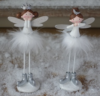 Pár bílých andílků